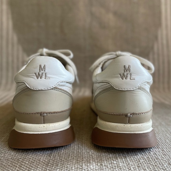 Madewell Women's Kickoff Trainer Sneakers in Neutral Colorblock Leather - Picture 7 of 8